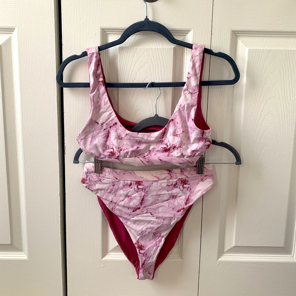 Marble bikini set